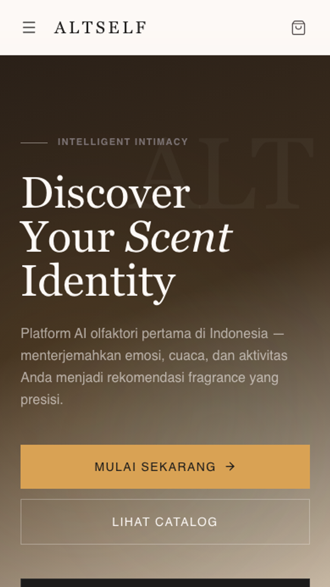 ALTSELF, mobile view 1
