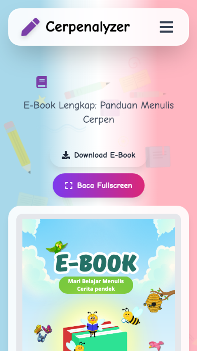 Cerpenalyzer, mobile view 2
