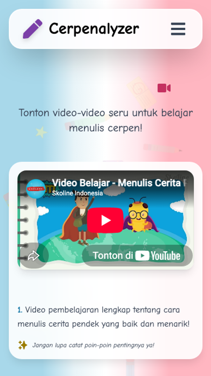 Cerpenalyzer, mobile view 3