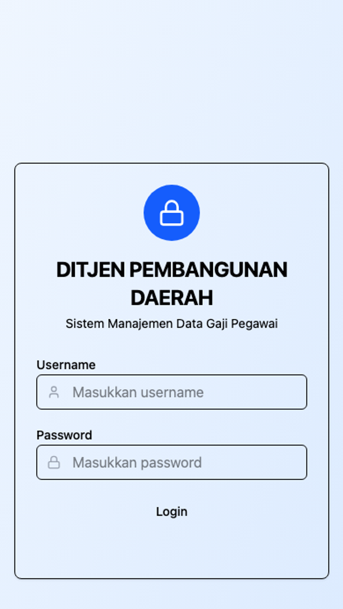 Ditjen Pembangunan Daerah, mobile view 1