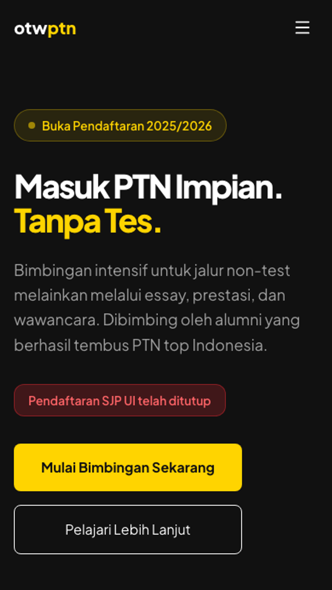 otwptn, mobile view 1