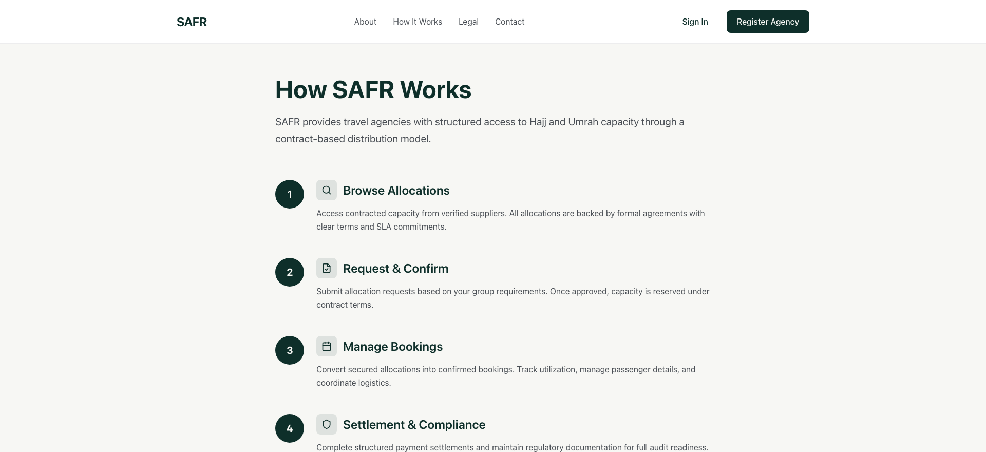 SAFR, desktop view 3