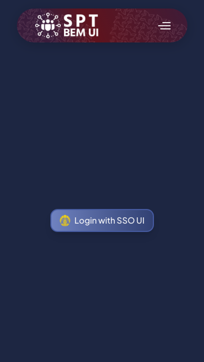SPT BEM UI, mobile view 3